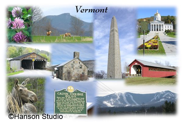 Vermont - Collage #2 